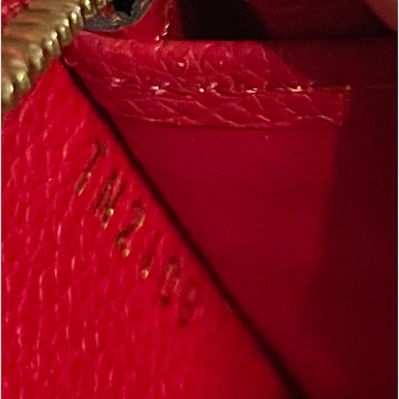 Authentic Louis Vuitton Emprentei Compact Zipper Wallet Beautiful Red COA - Picture 8 of 14